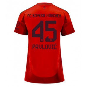 Bayern Munich Aleksandar Pavlovic #45 Hemmatröja Dam 2024-25 Kortärmad